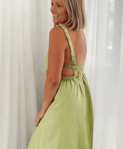 PUP3 Esther Dress - Green Dresses
