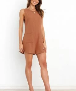 PUP55 Dory Playsuit - Tan
