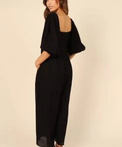 PUP3 Suzana Wide Leg Jumpsuit - Black