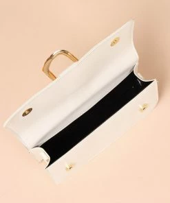 PUP38 Erika Shoulder Bag - White For The Bride
