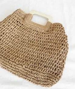 PUP38 Iris Woven Bag - Tan