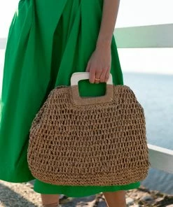 PUP38 Iris Woven Bag - Tan