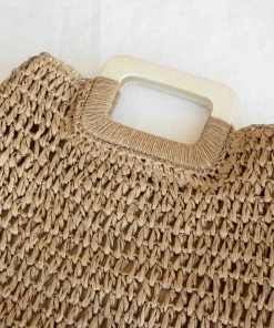 PUP38 Iris Woven Bag - Tan