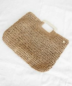 PUP38 Iris Woven Bag - Tan
