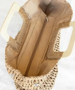 PUP38 Iris Woven Bag - Tan