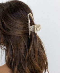 PUP38 Linnea Hairclip - Pearl Beige Neutral Wardrobe Staples