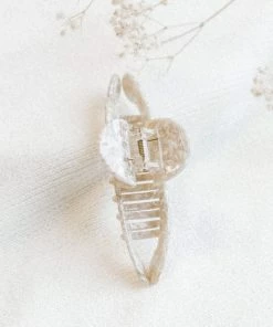 PUP38 Linnea Hairclip - Pearl Beige Neutral Wardrobe Staples