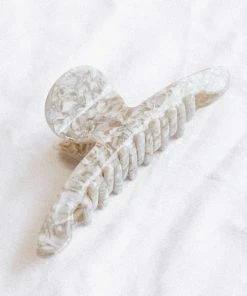 PUP38 Linnea Hairclip - Pearl Beige Neutral Wardrobe Staples