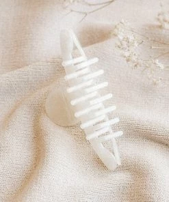 PUP38 Linnea Hairclip - Pearl White Neutral Wardrobe Staples