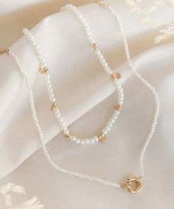 PUP38 Mae Necklace - Pearl Event Ready