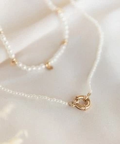 PUP38 Mae Necklace - Pearl Event Ready