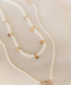 PUP38 Mae Necklace - Pearl Event Ready