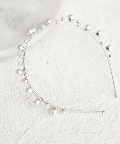 PUP38 Poppy Headband - Pearl