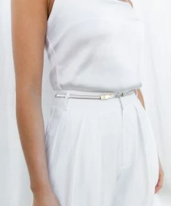 PUP49 Event Ready Ritz Metallic Wrap Belt - Silver