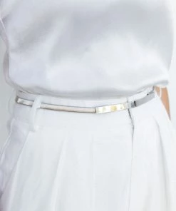PUP49 Event Ready Ritz Metallic Wrap Belt - Silver