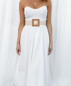 PUP49 Woven Waist Belt - Natural