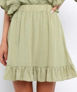 PUP9 Alessia Skirt - Green Clothing