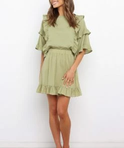 PUP9 Alessia Skirt - Green Clothing