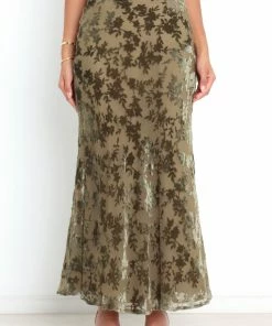 PUP14 Alexandra Skirt - Olive Clothing