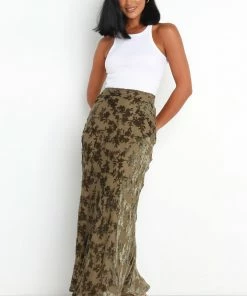 PUP14 Alexandra Skirt - Olive Clothing