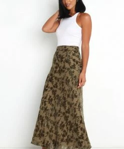 PUP14 Alexandra Skirt - Olive Clothing
