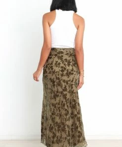 PUP14 Alexandra Skirt - Olive Clothing
