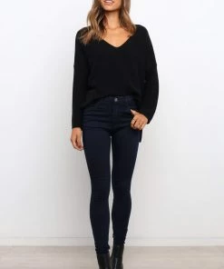 PUP54 Clothing Aliza Jeans - Dark Blue Wash