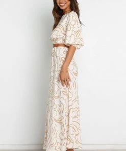 PUP52 Ally Skirt - Cream Clothing