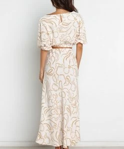 PUP52 Ally Skirt - Cream Clothing