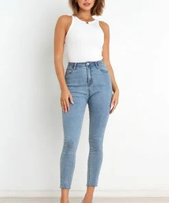 PUP3 Alyssa Jeans - Mid Blue Wash