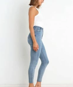 PUP3 Alyssa Jeans - Mid Blue Wash