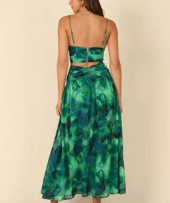 PUP26 Angel Maxi Skirt - Green Clothing