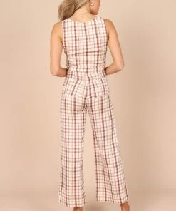 PUP52 Anita Wide Leg Pants - Beige