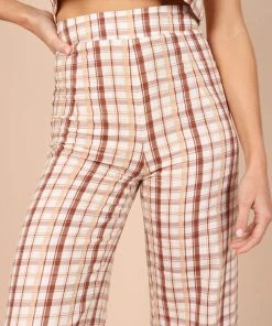 PUP52 Anita Wide Leg Pants - Beige