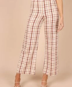 PUP52 Anita Wide Leg Pants - Beige