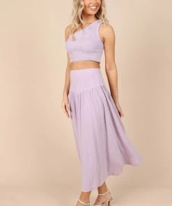 PUP52 August Maxi Skirt - Lilac