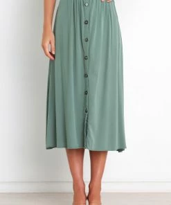 PUP14 Ava Skirt - Green Clothing