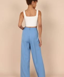 PUP42 Axel Suit Pant - Blue Clothing