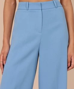 PUP42 Axel Suit Pant - Blue Clothing