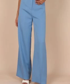 PUP42 Axel Suit Pant - Blue Clothing