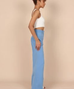 PUP42 Axel Suit Pant - Blue Clothing