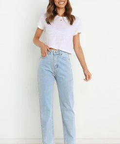 PUP16 Birdy Jeans - Light Wash Clothing