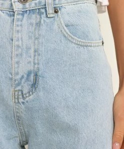 PUP16 Birdy Jeans - Light Wash Clothing