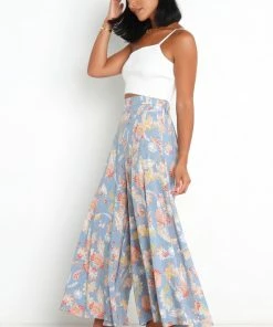 PUP49 Clothing Bonney Pants - Blue Floral