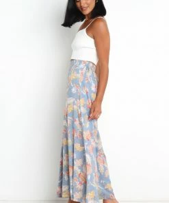 PUP49 Clothing Bonney Pants - Blue Floral