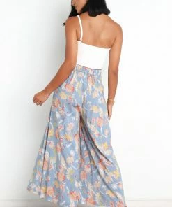 PUP49 Clothing Bonney Pants - Blue Floral