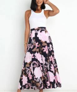 PUP49 Clothing Bonney Pants - Navy Floral