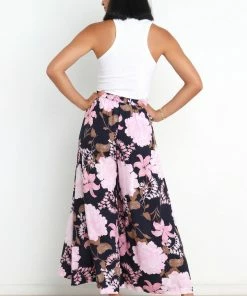 PUP49 Clothing Bonney Pants - Navy Floral