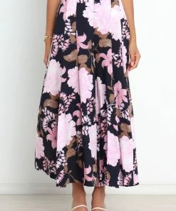 PUP49 Clothing Bonney Pants - Navy Floral