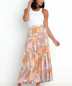 PUP49 Clothing Bonney Pants - Orange Floral